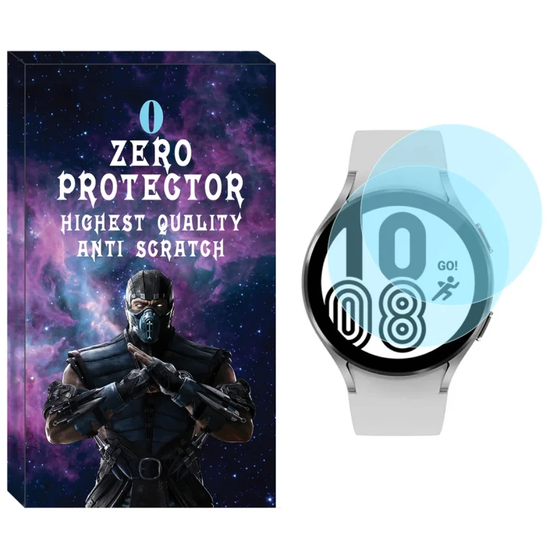 محافظ صفحه نمایش نانو زیرو مدل NZO مناسب برای ساعت هوشمند سامسونگ Galaxy Watch 4 44mm بسته دو عددی