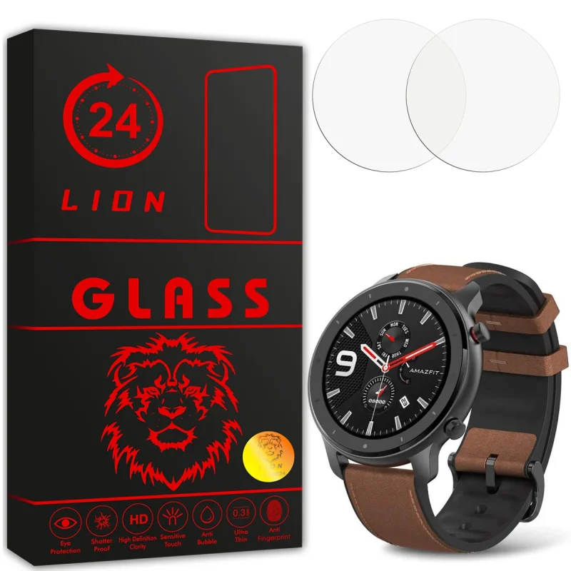 محافظ صفحه نمایش لاین مدل RB007 مناسب برای ساعت هوشمند شیائومی Smart Watch Amazfit GTR 47mm بسته دو عددی