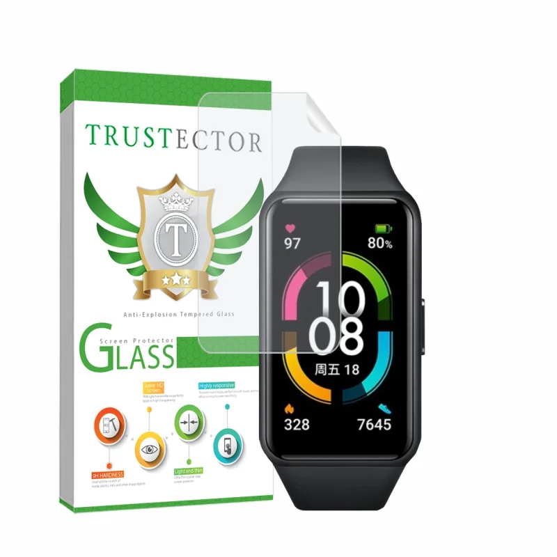 محافظ صفحه نمایش هیدروژل تراستکتور مدل MTBWS مناسب برای ساعت هوشمند هوآوی Watch Fit