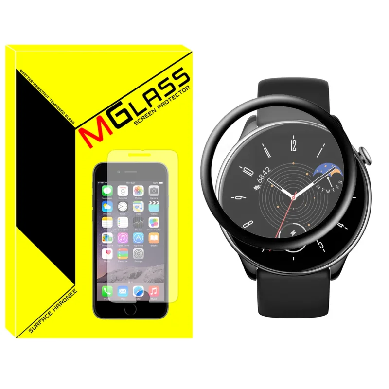محافظ صفحه نمایش نانو ام‌گلس مدل NMG مناسب برای ساعت هوشمند امازفیت GTR Mini