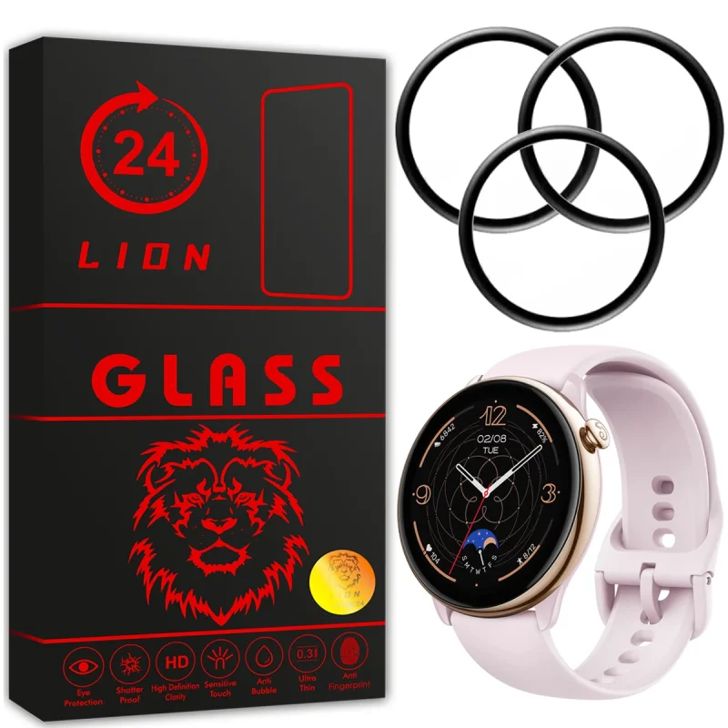 محافظ صفحه نمایش لاین مدل RT007 مناسب برای ساعت هوشمند شیائومی Amazfit GTR Mini بسته سه عددی