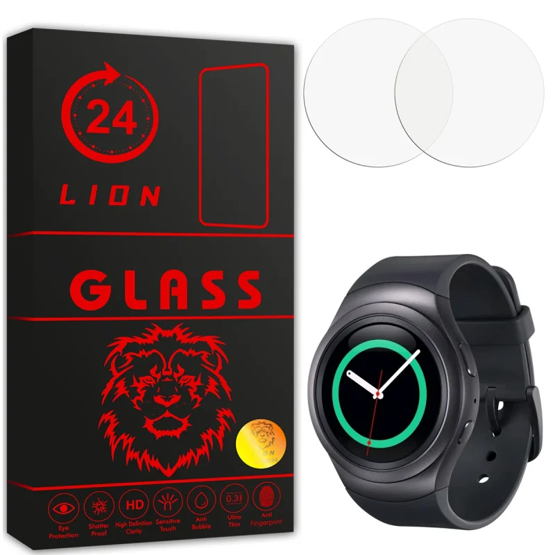 محافظ صفحه نمایش لاین مدل RB007 مناسب برای ساعت هوشمند سامسونگ Galaxy Watch Gear S2 بسته دو عددی