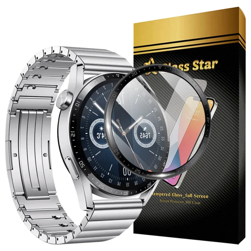 محافظ صفحه نمایش گلس استار مدل GWPM مناسب برای ساعت هوشمند هوآوی Watch GT3 46 mm