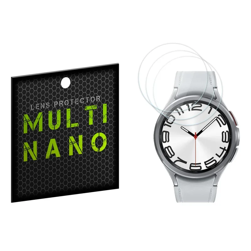 محافظ صفحه نمایش مولتی نانو مدل X-S3N مناسب برای ساعت هوشمند سامسونگ Galaxy Watch6 Classic 47mm بسته سه عددی