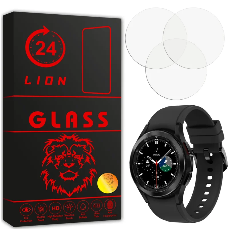 محافظ صفحه نمایش لاین مدل RB007 مناسب برای ساعت هوشمند سامسونگ Galaxy Watch 4 Classic 42mm بسته سه عددی