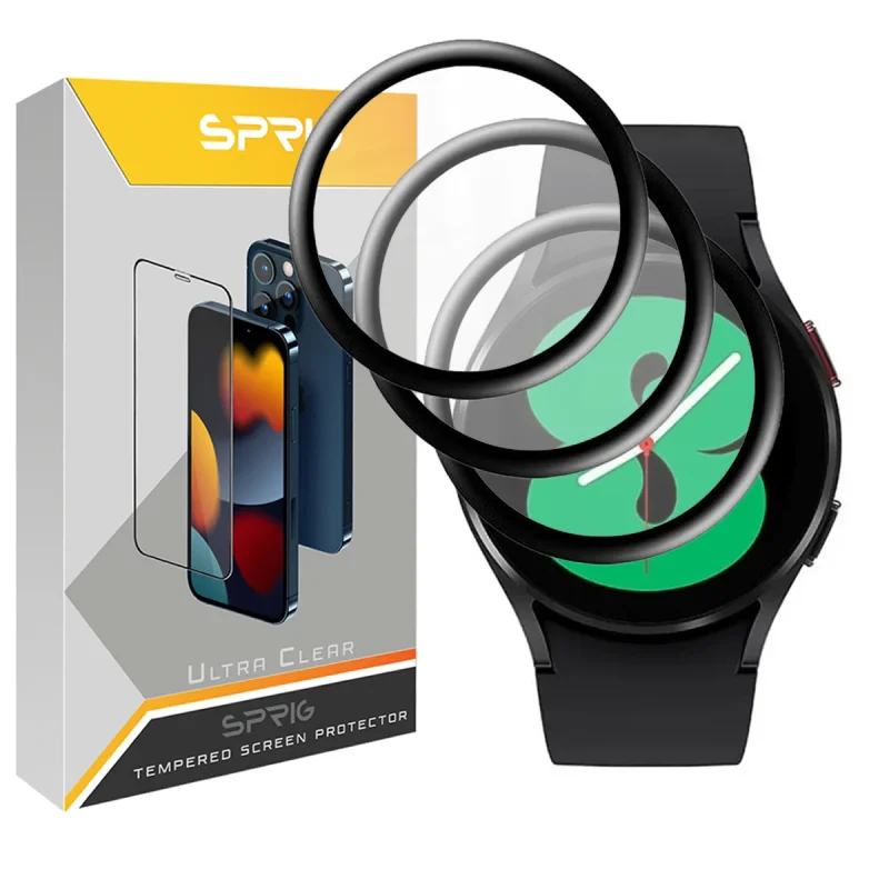 محافظ صفحه نمایش نانو اسپریگ مدل Pmma-SPG مناسب برای ساعت هوشمند سامسونگ Galaxy Watch 4 40mm بسته سه عددی