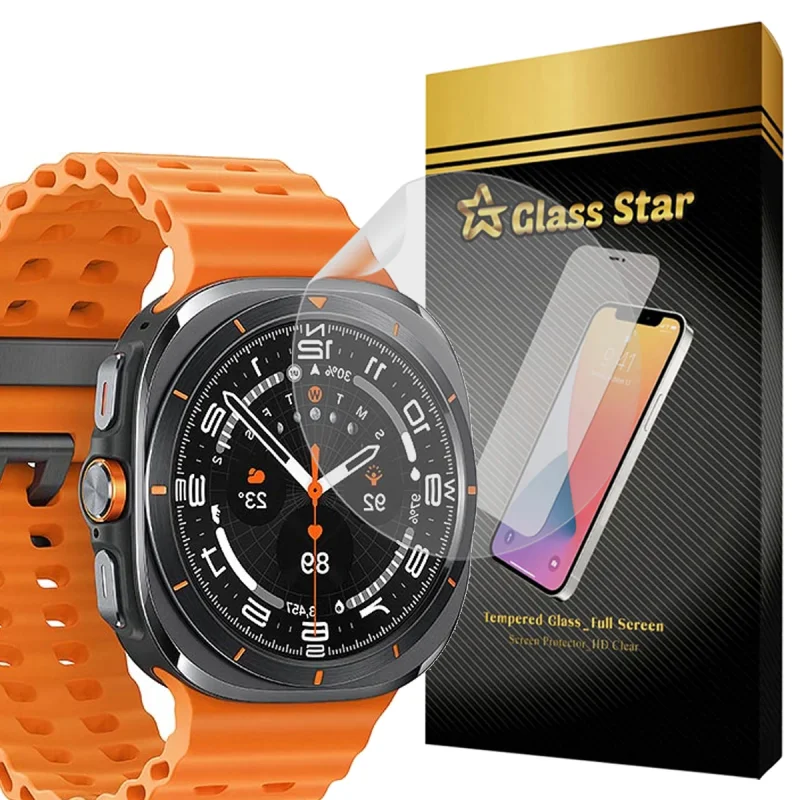 محافظ صفحه نمایش گلس استار مدل NNOG20 مناسب برای ساعت هوشمند سامسونگ Galaxy Watch Ultra
