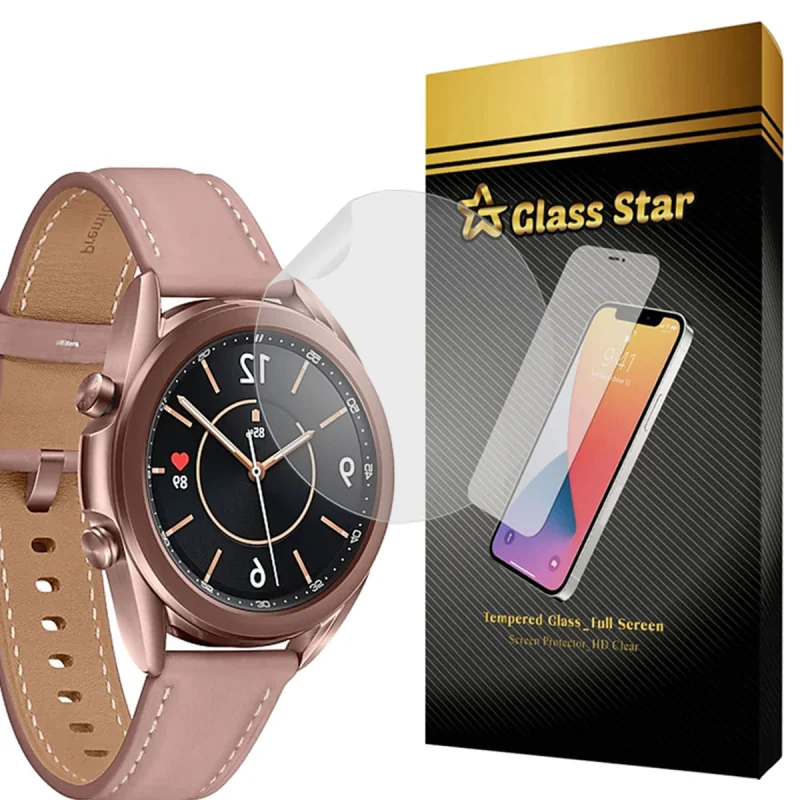 محافظ صفحه نمایش گلس استار مدل NNOG20 مناسب برای ساعت هوشمند سامسونگ Galaxy Watch 3 45 mm / Galaxy Watch SM-R840