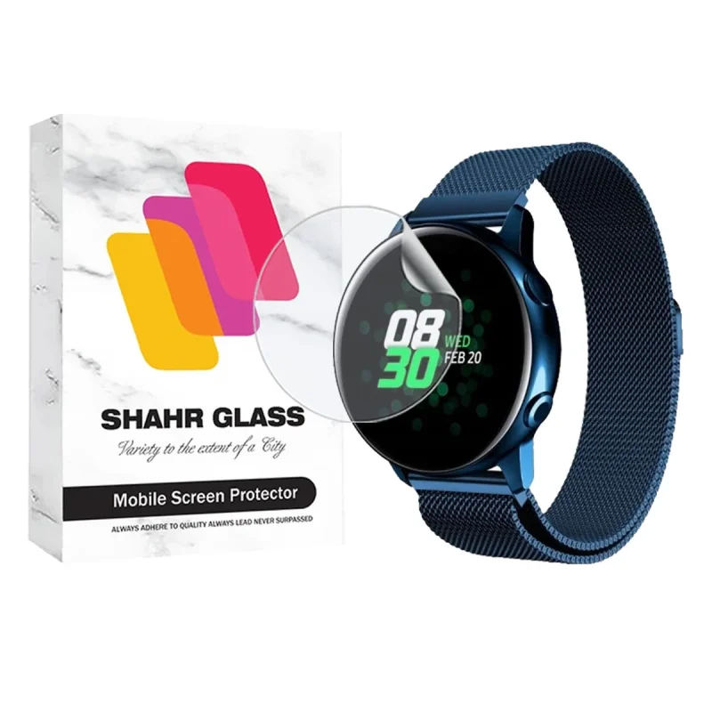 محافظ صفحه نمایش شهر گلس مدل MTBWSH مناسب برای ساعت هوشمند سامسونگ Galaxy Watch Active