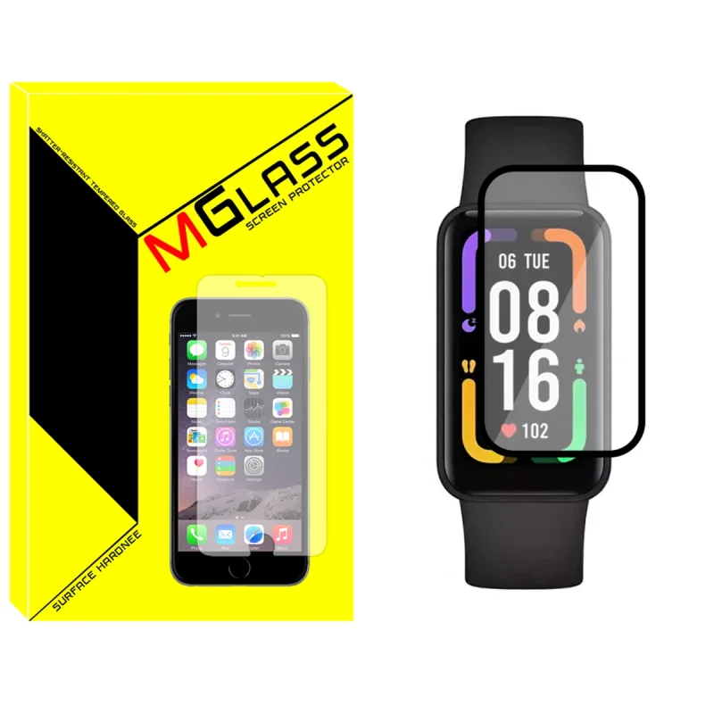 محافظ صفحه نمایش نانو ام گلس مدل NMG مناسب برای ساعت هوشمند شیائومی Redmi Smart Band Pro