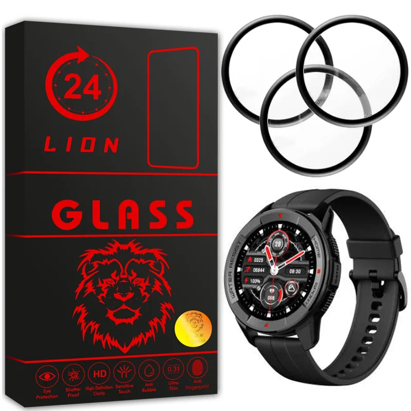 محافظ صفحه نمایش لاین مدل RT007 مناسب برای ساعت هوشمند شیائومی  Mibro Watch X1 بسته سه عددی