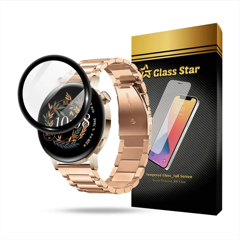 محافظ صفحه نمایش گلس استار مدل PMMW مناسب برای ساعت هوشمند هوآوی Watch GT3 42 mm