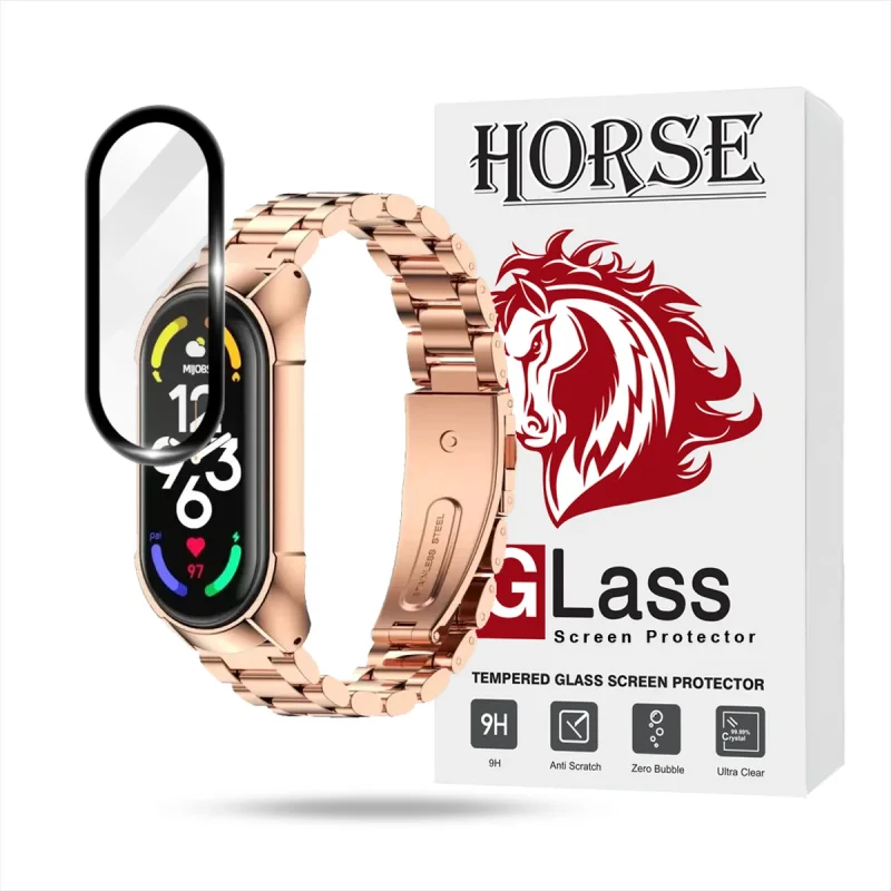 محافظ صفحه نمایش هورس مدل PMMWH مناسب برای ساعت هوشمند شیائومی Mi Band 7