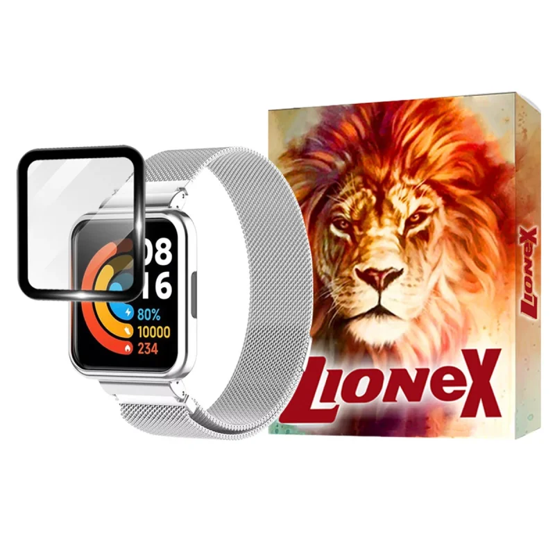 محافظ صفحه نمایش لایونکس مدل PMMAWL مناسب برای ساعت هوشمند شیائومی Redmi Watch 2