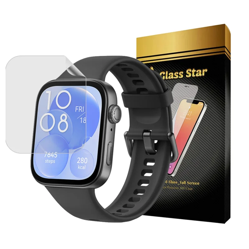 محافظ صفحه نمایش گلس استار مدل MTBWS مناسب برای ساعت هوشمند هوآوی FIT 3