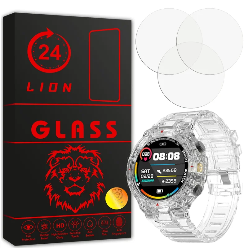 محافظ صفحه نمایش لاین مدل RB007 مناسب برای ساعت هوشمند DT5 Sport Gps بسته سه عددی