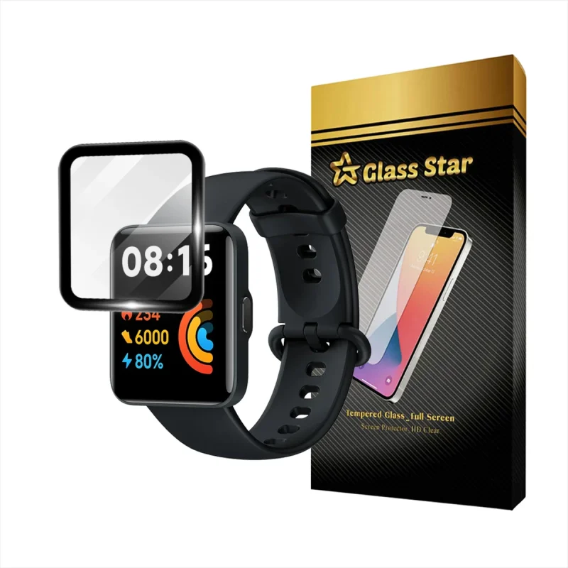 محافظ صفحه نمایش گلس استار مدل PMMW مناسب برای ساعت هوشمند شیائومی Redmi Watch 2 Lite