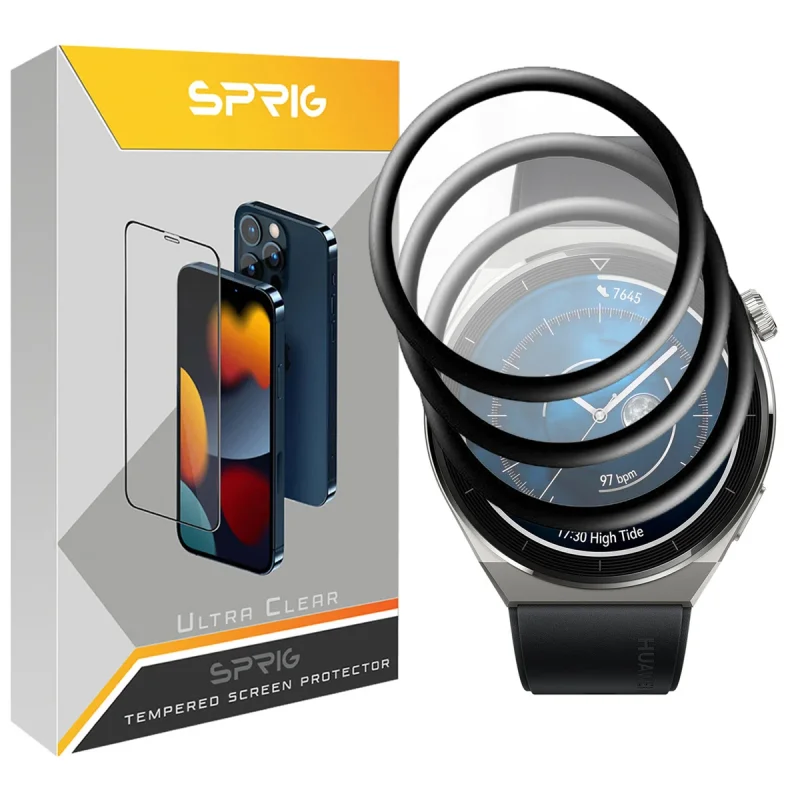 محافظ صفحه نمایش نانو اسپریگ مدل SPG مناسب برای ساعت هوشمند هوآوی GT3 Pro بسته سه عددی