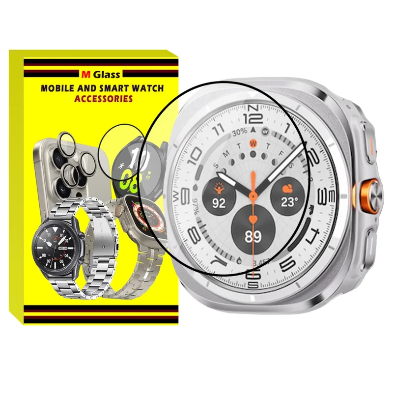محافظ صفحه نمایش ام‌گلس مدل Pmma-MG مناسب برای ساعت هوشمند سامسونگ Galaxy Watch 7 Ultra 47mm