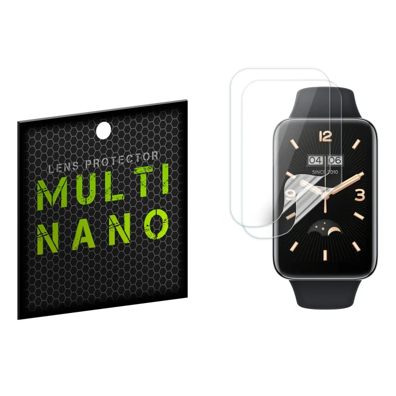 محافظ صفحه نمایش مولتی نانو مدل X-S2T مناسب برای ساعت هوشمند شیائومی Smart Band 7 Pro بسته دو عددی