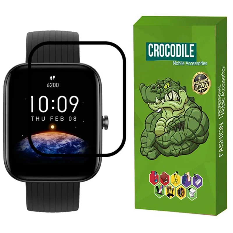 محافظ صفحه نمایش کروکودیل مدل C-PWM مناسب برای ساعت هوشمند امیزفیت Amazfit Bip 3 - Bip 3 Pro