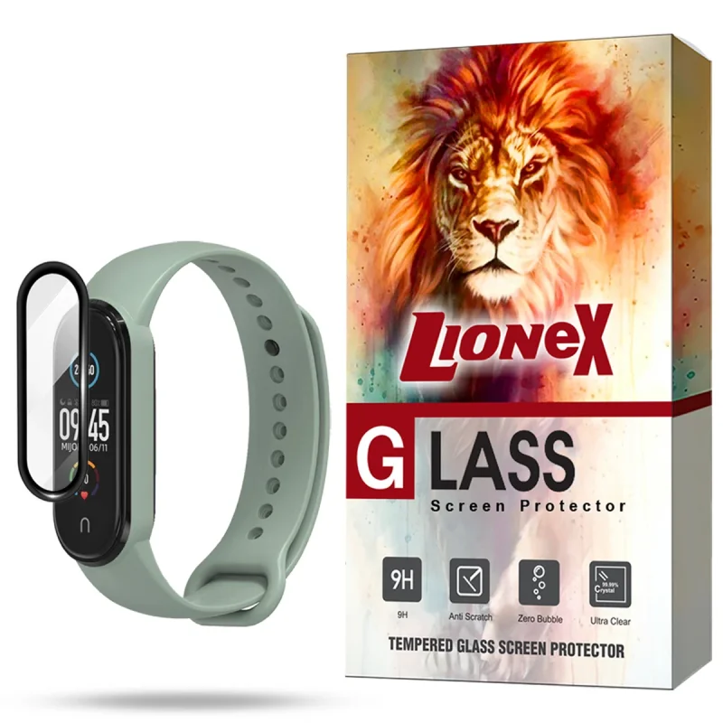 محافظ صفحه نمایش لایونکس مدل PMML20 مناسب برای ساعت هوشمند شیائومی Mi Band 5