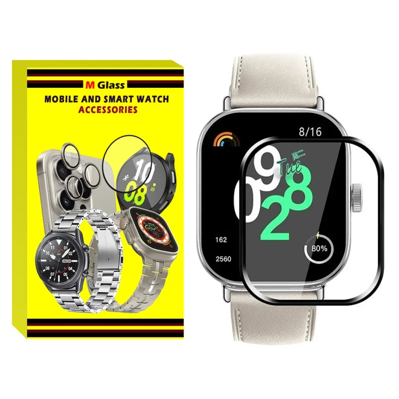 محافظ صفحه نمایش نانو ام‌گلس مدل GLS-Pmma مناسب برای ساعت هوشمند شیائومی Redmi Watch 4 40mm