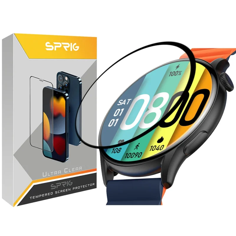 محافظ صفحه نمایش نانو اسپریگ مدل SPG مناسب برای ساعت هوشمند شیائومی Kieslect Kr Pro