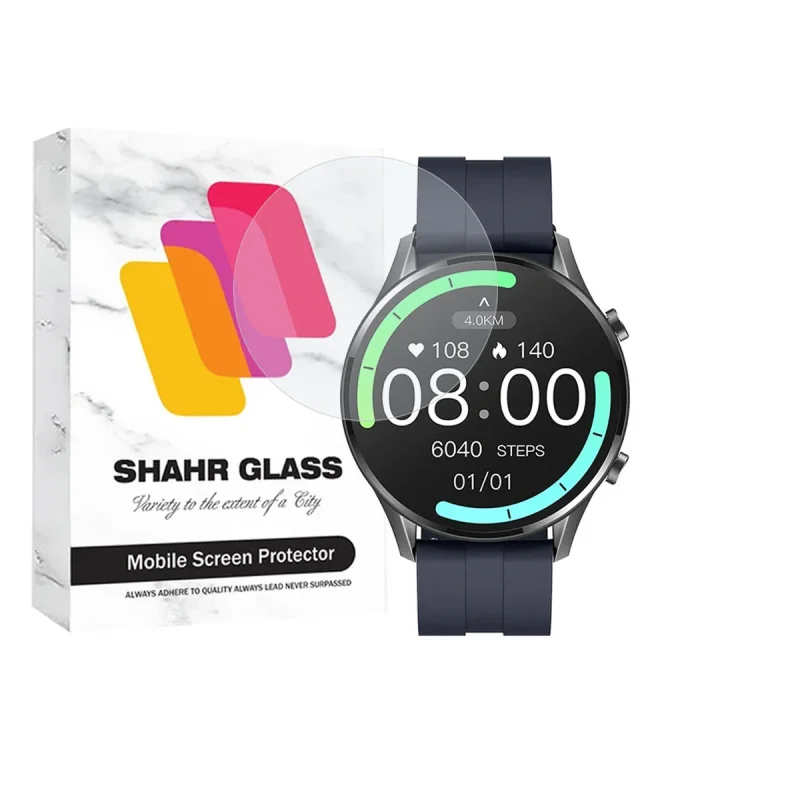 محافظ صفحه نمایش شهر گلس مدل SMPWATCHS مناسب برای ساعت هوشمند ایمیلب W12