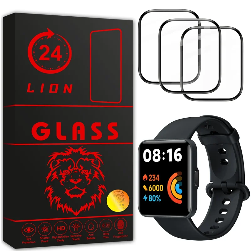 محافظ صفحه نمایش لاین مدل RT007 مناسب برای ساعت هوشمند شیائومی Redmi Watch 2 Lite بسته سه عددی