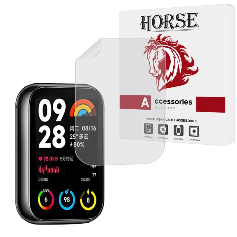 محافظ صفحه نمایش هورس مدل NNOH20 مناسب برای ساعت هوشمند شیائومی Mi band 8 Pro
