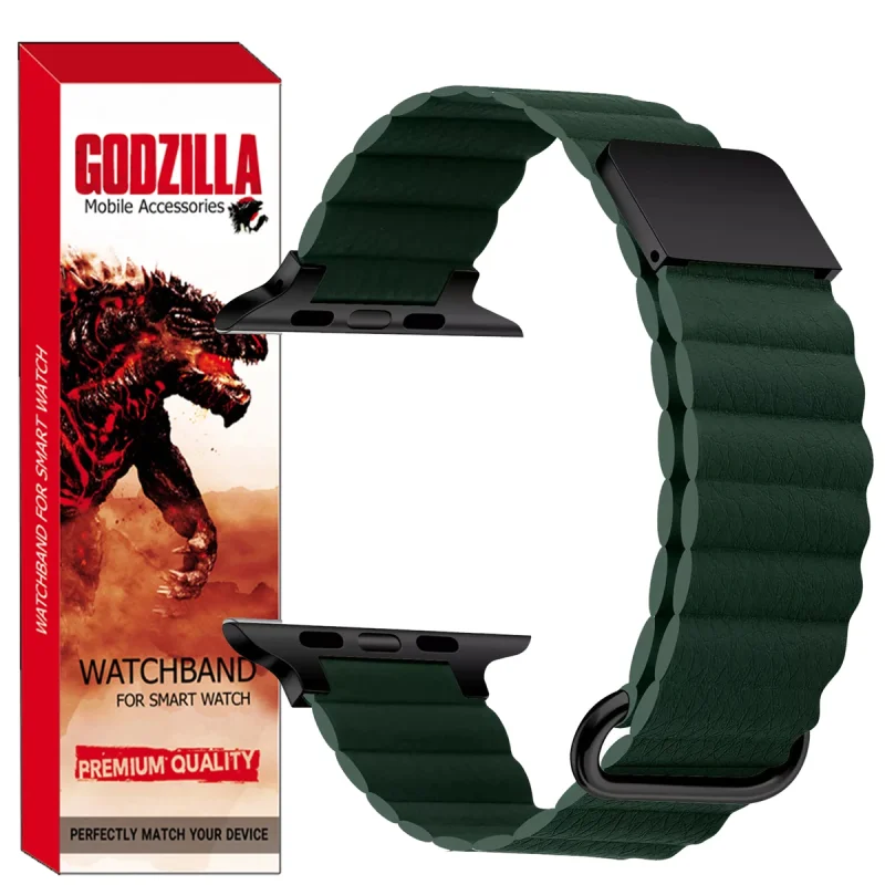 بند گودزیلا مدل Leather Loop مناسب برای اپل واچ Ultra / Ultra 2 49mm