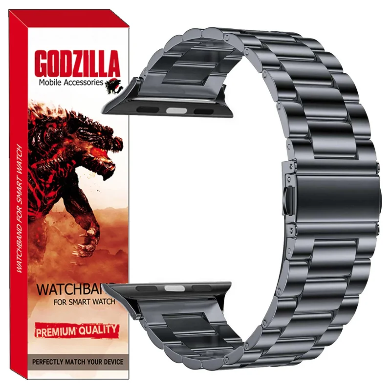 بند گودزیلا مدل 3ROWS مناسب برای اپل واچ Series 10 42mm