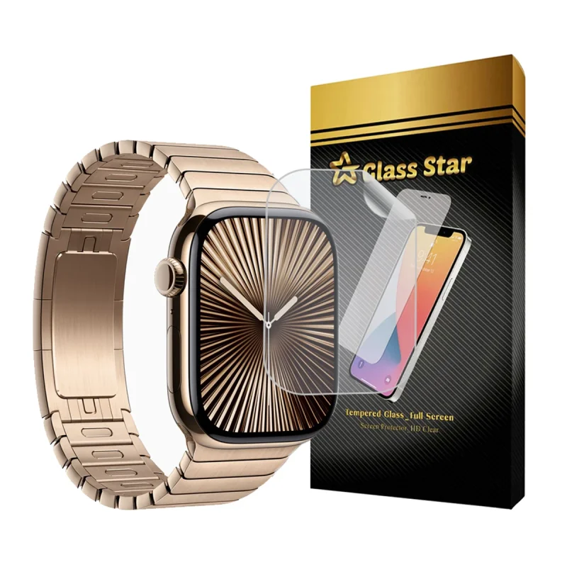 محافظ صفحه نمایش نانو گلس استار مدل MTBWS مناسب برای اپل واچ  Watch series 10 42 mm