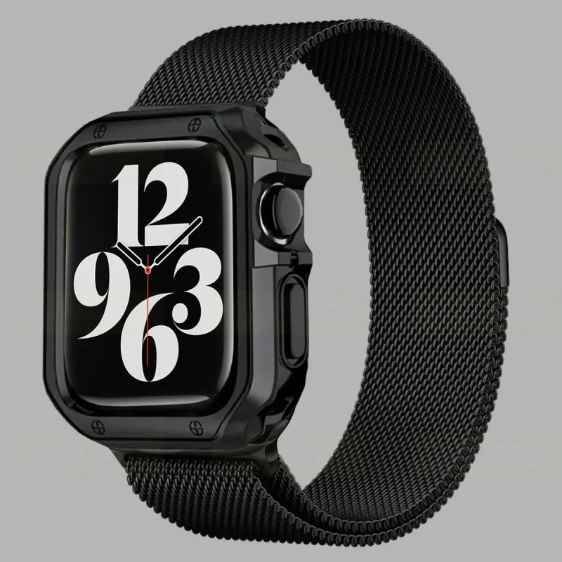 بند اسپریگ مدل Milanese LX Cover مناسب برای اپل واچ Ultra / Ultra 2 49mm به همراه کاور
