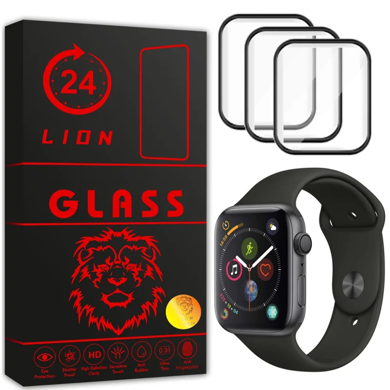 محافظ صفحه نمایش لاین مدل RT007 مناسب برای اپل واچ Series 4 44mm بسته سه عددی