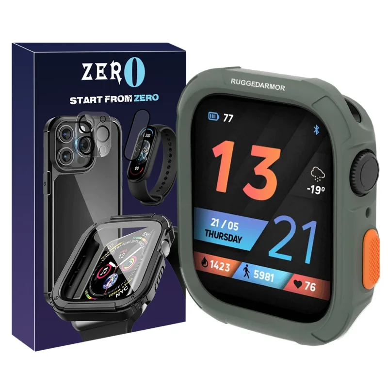 کاور زیرو مدل Rugged ARM ZR مناسب برای اپل واچ سری 4/5/6/Se سایز 40 میلی متری