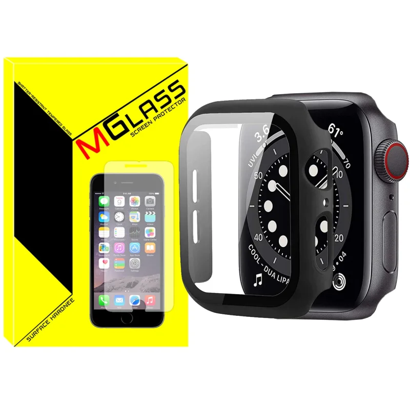 کاور ام‌گلس مدل MG-360 مناسب برای اپل واچ Series 1 Aluminum 42 / Series 2 42mm / Series 3 42mm به همراه محافظ صفحه نمایش