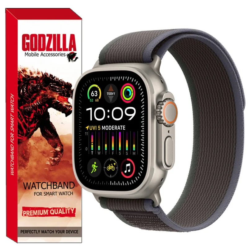 بند گودزیلا مدل TRIAL LOOP مناسب برای اپل واچ Ultra 2 49mm