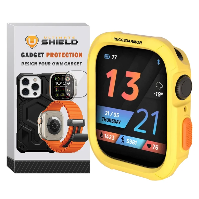 کاور آلتیمیت شیلد مدل Rugged ARM مناسب برای اپل واچ سری SE2021/7/8/9 سایز 45 میلی متری