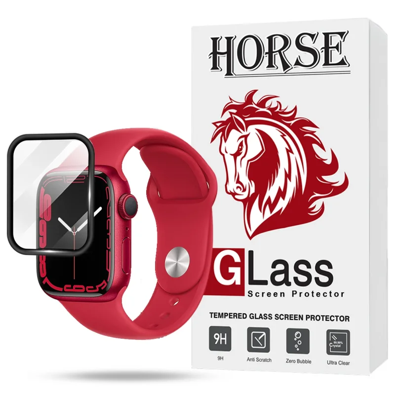 محافظ صفحه نمایش هورس مدل PMMH20 مناسب برای ساعت هوشمند اپل واچ Watch Series 7 / Series 8 / Series 9 41 mm