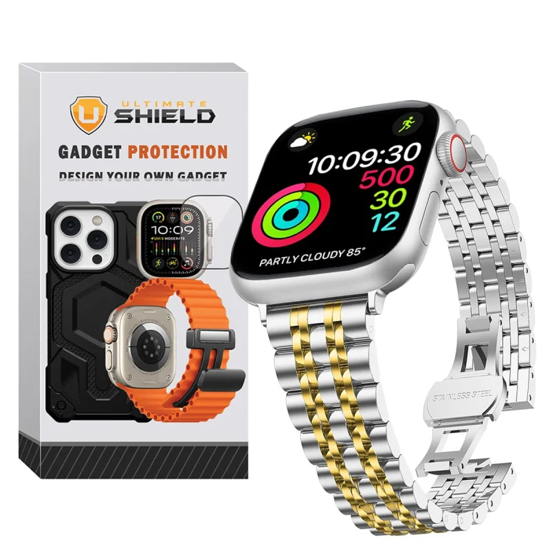 بند آلتیمیت شیلد مدل 7Bead SLV 2C مناسب برای اپل واچ 44 mm سری SE