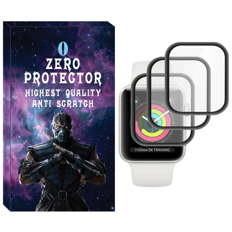 محافظ صفحه نمایش نانو زیرو مدل NZO مناسب برای ساعت هوشمند اپل iWatch 42mm بسته سه عددی