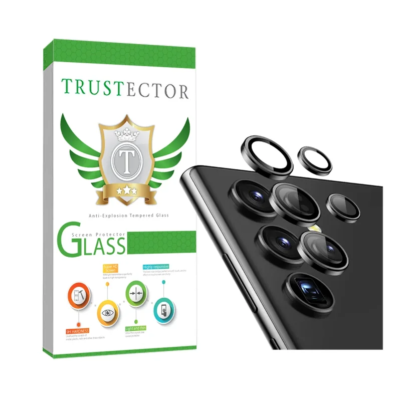 محافظ لنز دوربین تراستکتور مدل RING5TRUST مناسب برای گوشی موبایل سامسونگ Galaxy S24 Ultra