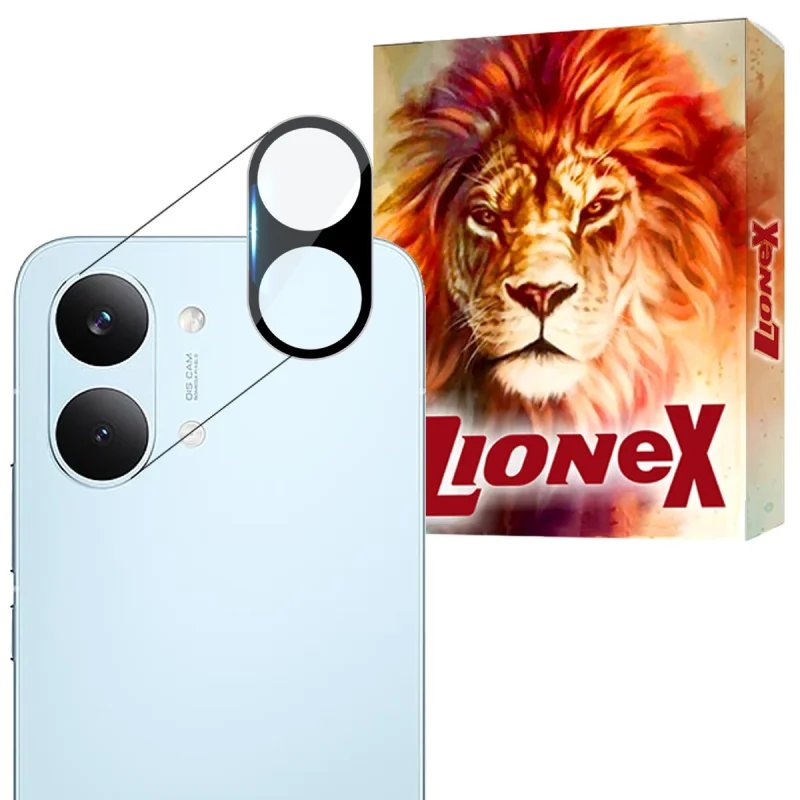 محافظ لنز دوربین شیشه‌ای لایونکس مدل LFUL20 مناسب برای گوشی موبایل شیائومی Poco X8 Pro Max