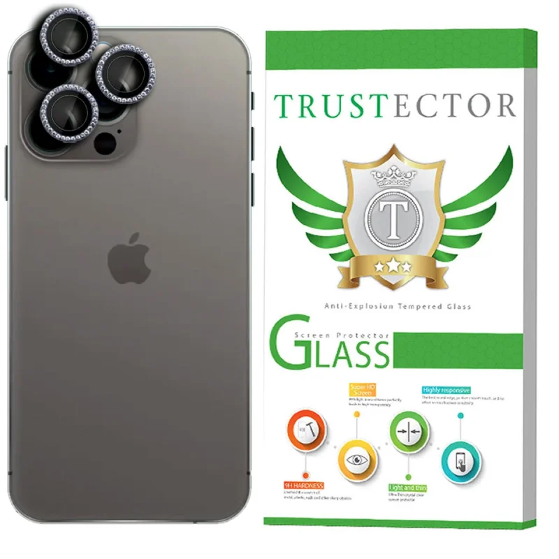 محافظ لنز دوربین تراستکتور مدل LNT-Glass مناسب برای گوشی موبایل اپل iPhone 13 Pro