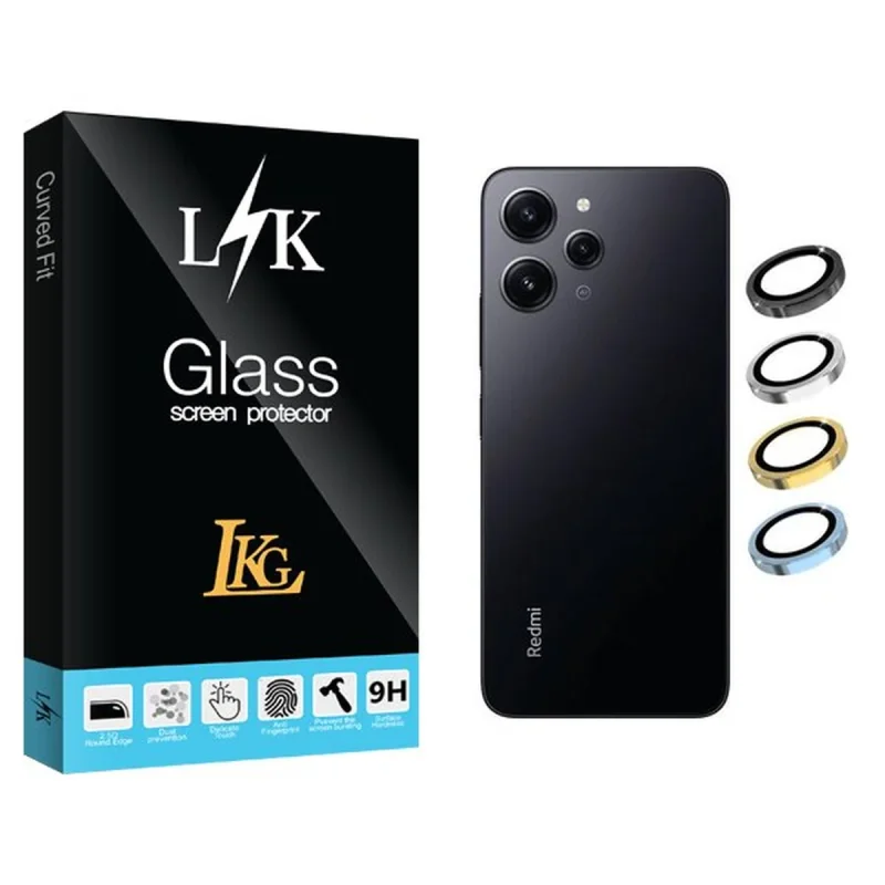 محافظ لنز گوشی ال کا جی مدل LKK Ringi مناسب برای گوشی موبایل شیائومی Redmi 12 4G
