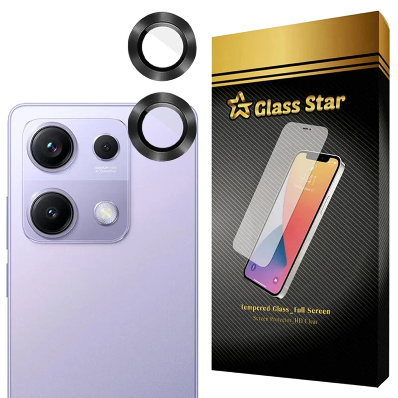 محافظ لنز دوربین فلزی گلس استار مدل GRIN مناسب برای گوشی موبایل شیائومی Redmi Note 14S