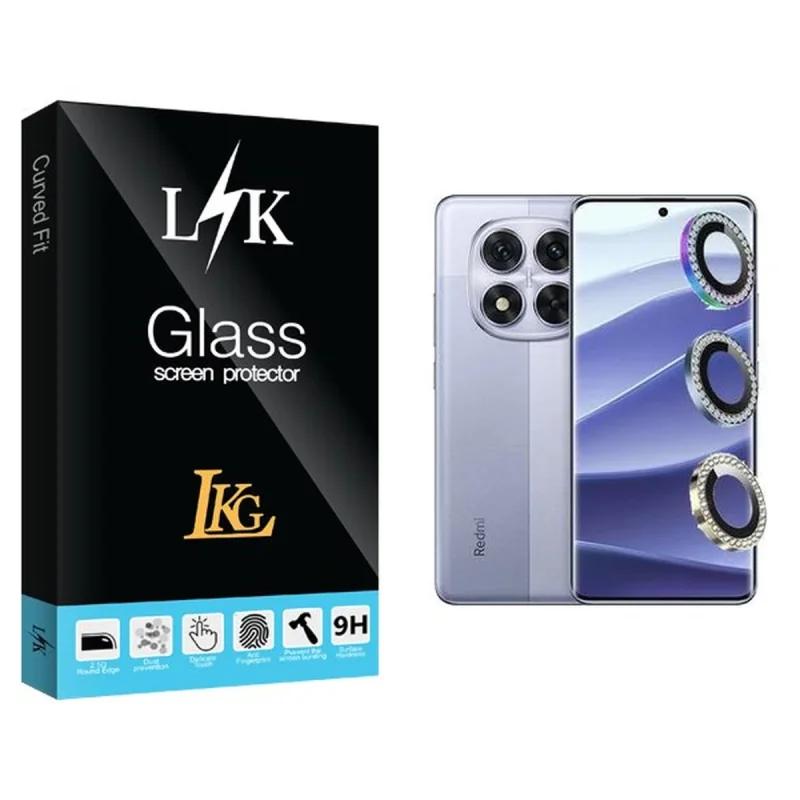 محافظ لنز گوشی ال کا جی مدل LKK Ringi negin مناسب برای گوشی موبایل شیائومی Redmi note 14 Pro