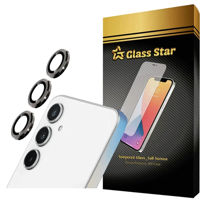 محافظ لنز دوربین گلس استار مدل RINGISLGS مناسب برای گوشی موبایل سامسونگ Galaxy A35 / Galaxy A55
